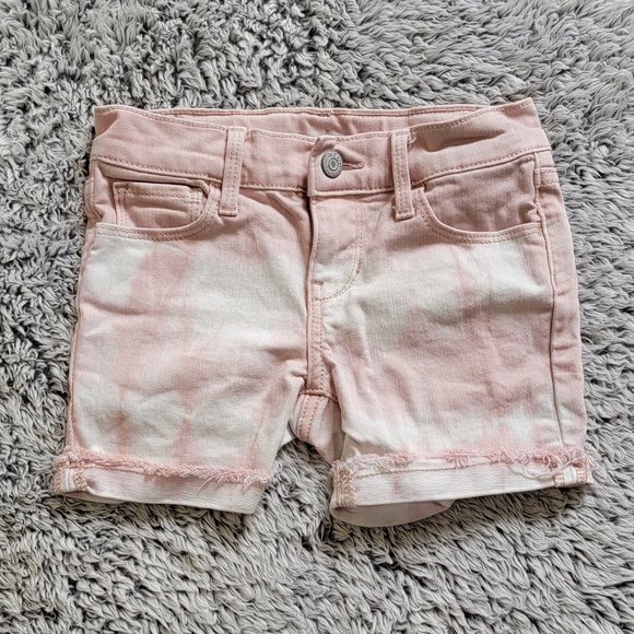 Old Navy Other - Old Navy Tie-Dye Frayed-Hem Jean Midi Shorts for Girls Size 7